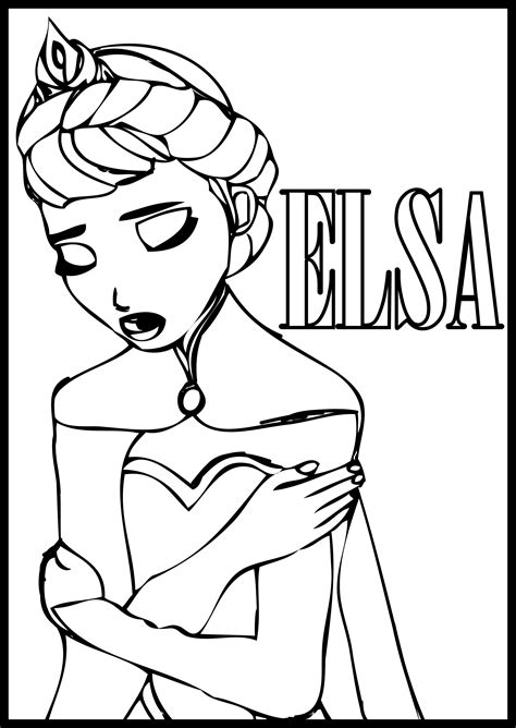 elsa  printable coloring pages printable word searches