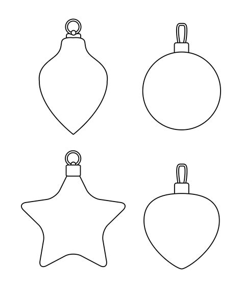 printable christmas ornament templates printable world holiday