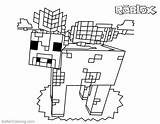 Minecraft Coloring Pages Roblox Mooshroom Characters Tnt Dog Printable Drawing Color Getdrawings Paintingvalley Kids sketch template