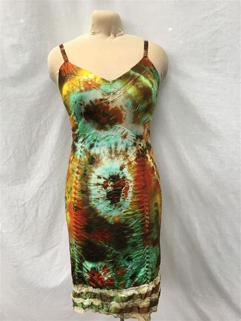 Tye Dye Vintage Bohemian Slip Dress By Belizean Gal Clothing Co