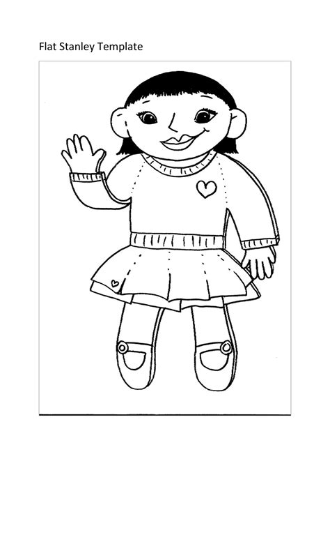 flat stanley project printables