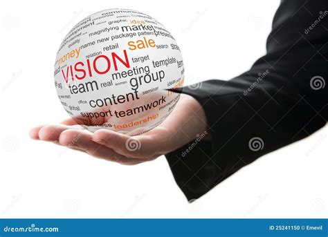 concept  vision  business stock photo image  concept hand