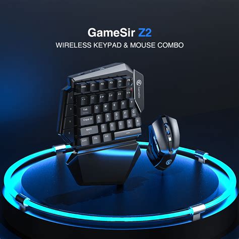 gamesir   sports gaming wireless keypad mouse combo black