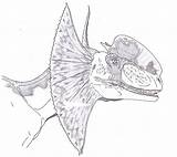 Jurassic Dilophosaure 101coloring sketch template