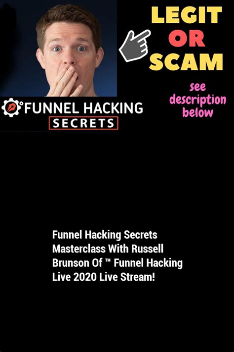 funnel hacking secrets masterclass  russell brunson  funnel hacking