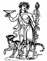 Bacchus Mythology Dionisio Mitologia Dioniso Dioses Goddesses Griegos Grega Hades Jumal Masculina sketch template