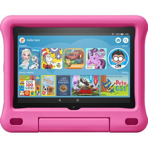 amazon   fire hd  tablet kids edition tablet  hd display  gb  gb pink
