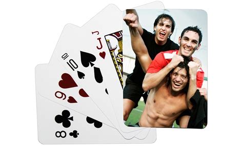 personalised playing cards groupon