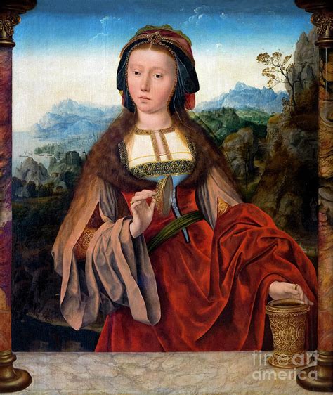 Saint Magdalene By Quentin Metsys Circa 1520 Musee Du Louvre