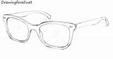 Glasses Draw Drawing Ray Ban Drawingforall Drawings Easy Step Pencil Line Learn Tutorial Don Sketching Think sketch template