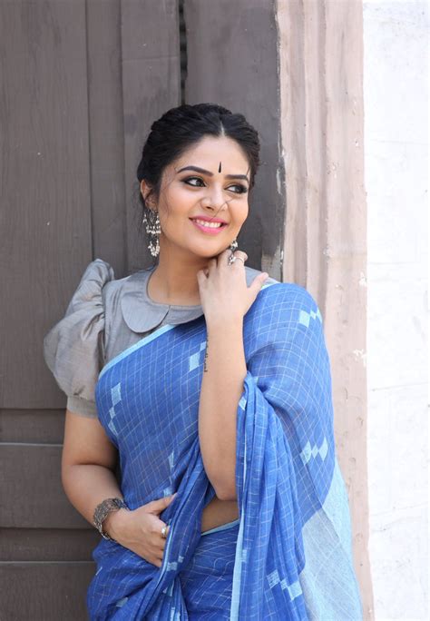 Sreemukhi Telugu Hot Anchor Latest Images In Saree Cinehub