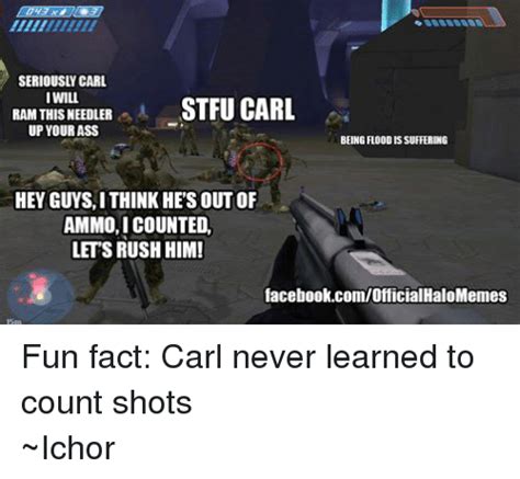 seriously carl iwill stfu carl ram this needler up your ass being flood