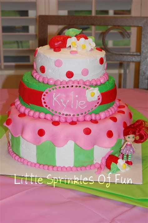 sprinkles  fun strawberry shortcake birthday party