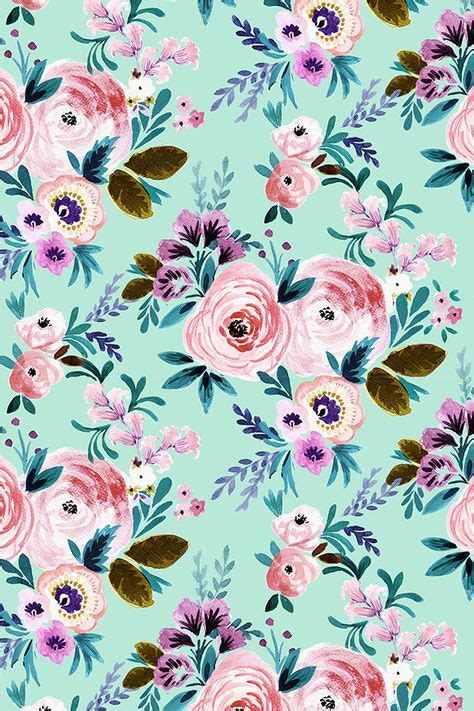 colorful fabrics digitally printed spoonflower victorian floral mint mint wallpaper