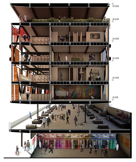 selection  impressive perspective sections archdaily
