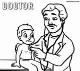 Doctor Coloring Pages Kids Printable Go Colouring Color Sheets Doctors Understanding Need Gif Why They Choose Board Coloringtop sketch template