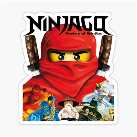 lego ninjago stickers redbubble