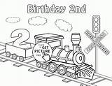 Birthday Coloring Pages Train Happy Card 2nd Printable Kids Drawing Csx Wuppsy Cards Transportation Line Getdrawings Holiday Printables Trains Sheets sketch template