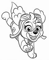 Skye Patrol Paw Coloring Pages Printable Zuma Kids sketch template