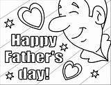 Coloring Pages Fathers Happy Father Popular sketch template