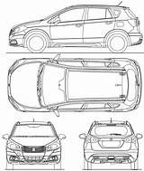 Suzuki Sx4 Cross Blueprint 3d Related Posts Seat sketch template