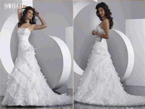 D Sexy Strapless Mermaid Wedding Dress Princess Wedding