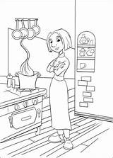Colette Kitchen Coloring Pages Printable Ratatouille Categories sketch template