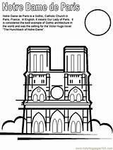 Coloring Notre Dame Pages France Paris Printable Kids Print Around Coloringpagebook Countries Sheet Coloringpages101 Book Color French Teenagers Město Francie sketch template