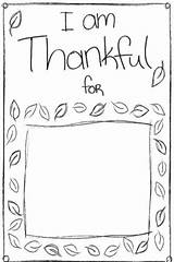 Coloring Thanksgiving Pages Thankful Am Kids Thank Grateful Will Print Activities Nhs Fun Cards Search sketch template