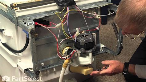 dishwasher repair replacing  motor  pump kit ge part
