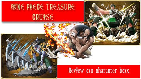 review  character boxone piece treasure cruise youtube