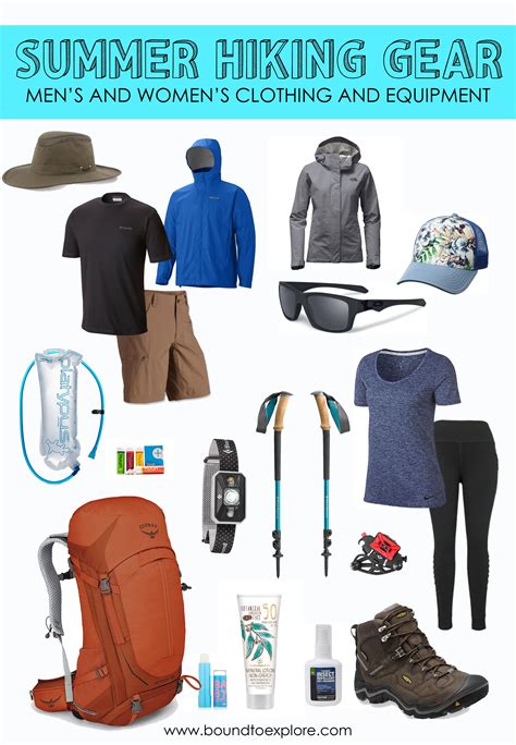 essential hiking gear  summer bound  explore hiking outfit