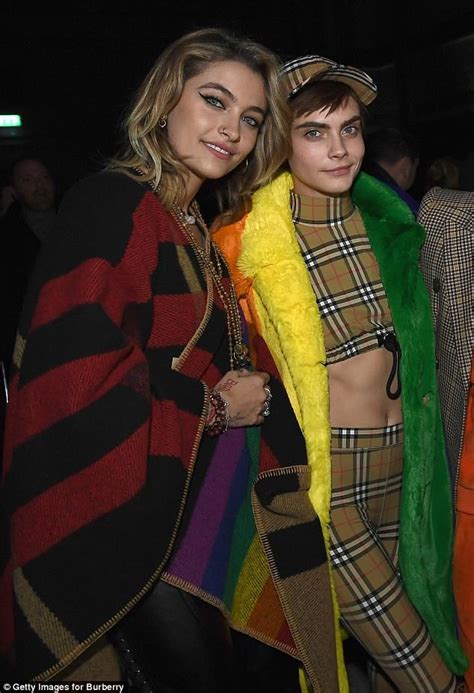 paris jackson and cara delevingne appear together in