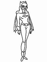 Catwoman Coloring Pages Print Library Clipart Colouring sketch template