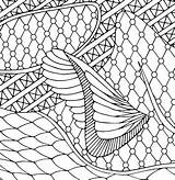 Tang Zentangle sketch template