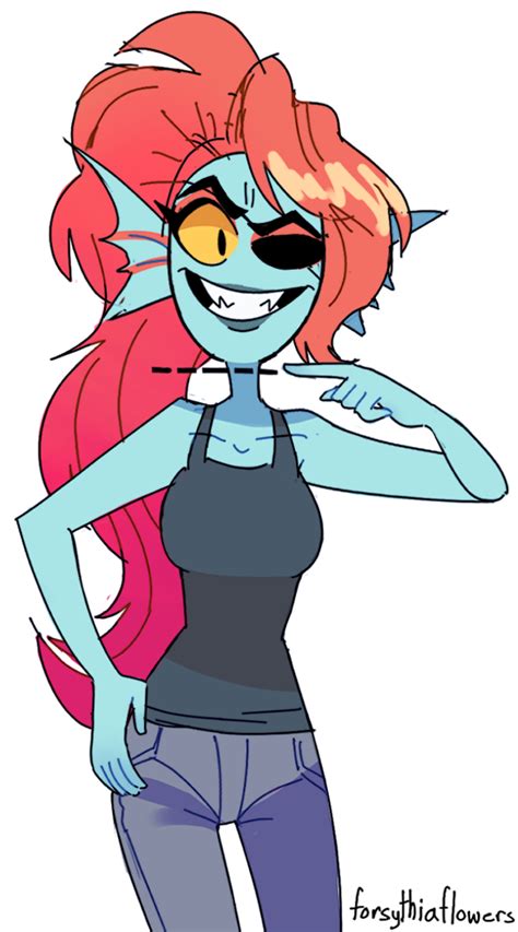 Undyne Draws Her Finger Across Her Neck Undertale Know
