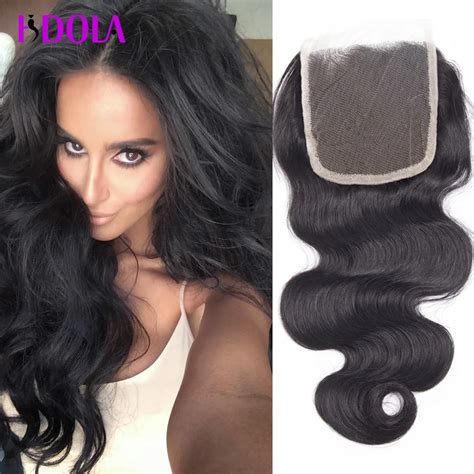 cheap brazilian body wave lace closure brazillian virgin human hair