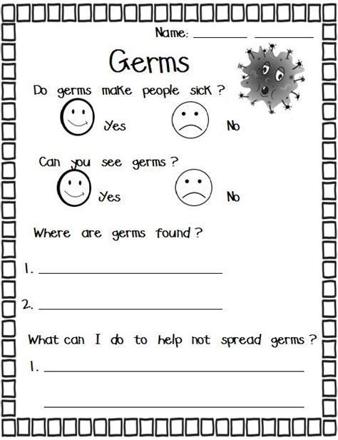 coloring pages about germs becca s kindergarten creations hand washing and germs