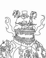 Fnaf Coloring Pages Characters Freddy Nightmare Five Nights Drawing Foxy Springtrap Drawings Colouring Print Naf Color Colour Printable Freddys Getcolorings sketch template