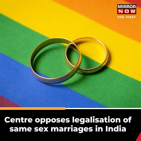 Mirror Now On Twitter Centre Opposes Legalisation Of Same Sex