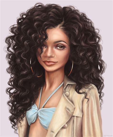 black women art — alexis franklin how to draw hair curly hair