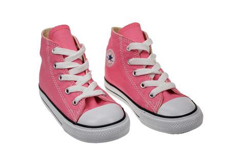 converse  toddler infant kids pink canvas trainers sneakers shoes size   ebay
