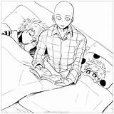 Saitama Genos Xcolorings 1290px 200k Animegoodys sketch template