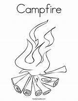 Fire Coloring Worksheet Campfire Pages Logs Sheet Printable There Prevention Book Flames Print Books Week Rocks Noodle Color Worksheets Minerals sketch template