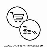 Compras Einkaufen Einkaufswagen Ultracoloringpages sketch template