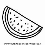 Melancia Watermelon Colorir Watercolor Semangka Buah Pngwing Similars Mewarnai Ultracoloringpages sketch template