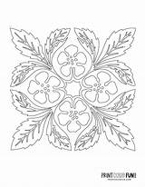 Hawaiian Stencil Hibiscus Printcolorfun sketch template