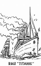 Titanic Coloring Pages Ship Drawing Getdrawings Line Star Sinking Rms Getcolorings Colorings sketch template