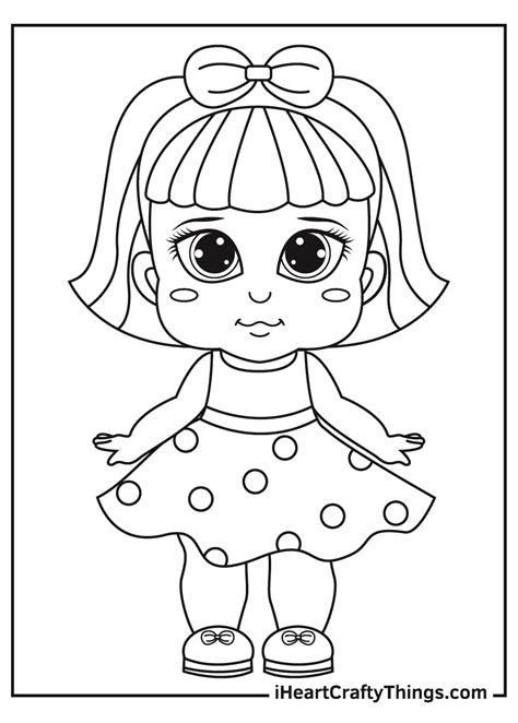 doll coloring pages printable