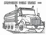Truck Coloring Dump Pages Kenworth Drawing Plow Garbage Colouring Dodge Print Trucks Powerful Color Printable Getdrawings Getcolorings Snow Lovely sketch template